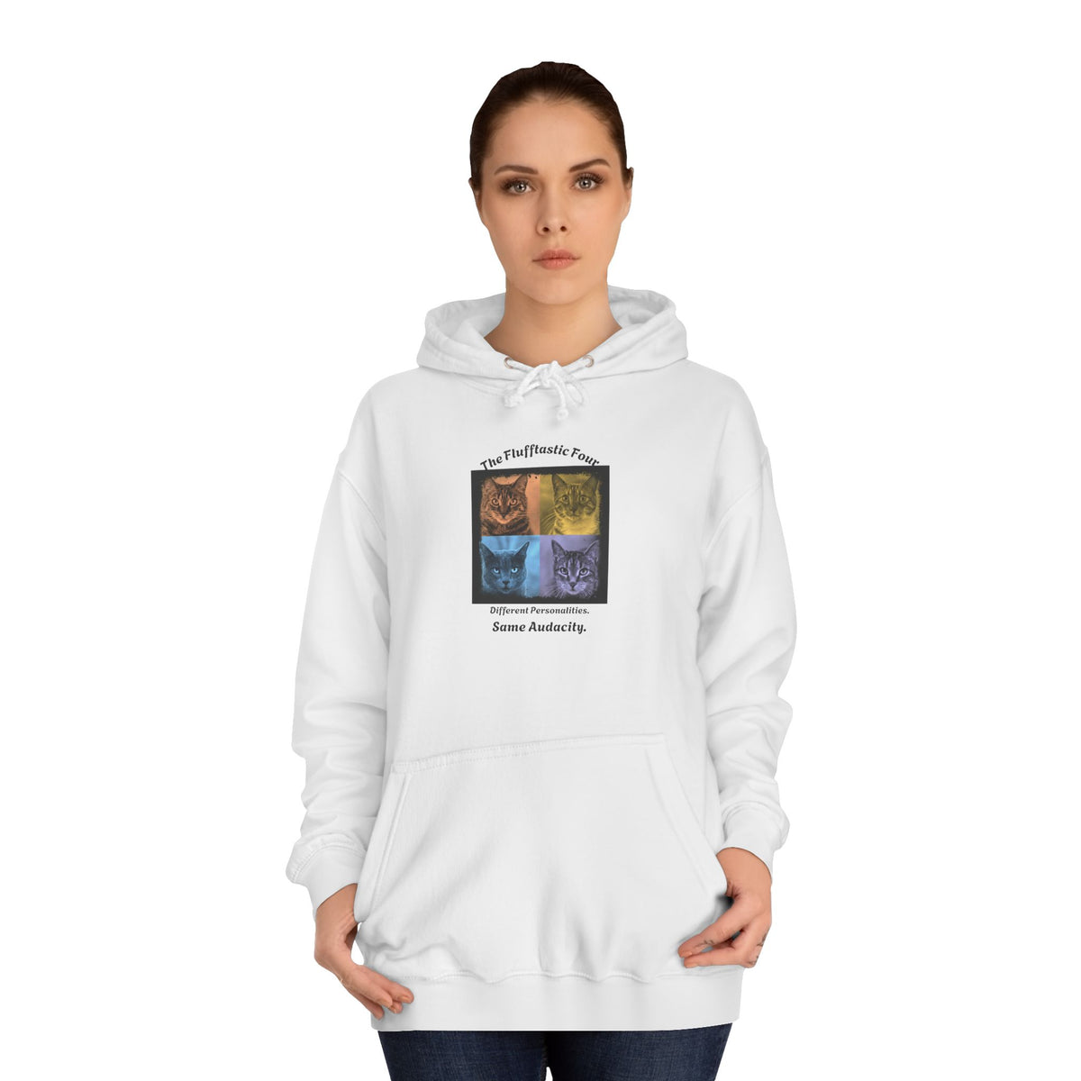 The Flufftastic Four — Unisex Graphic Hoodie