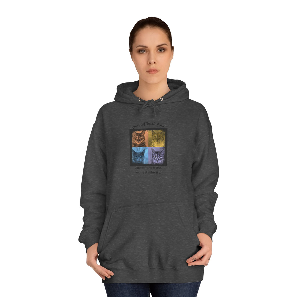 The Flufftastic Four — Unisex Graphic Hoodie