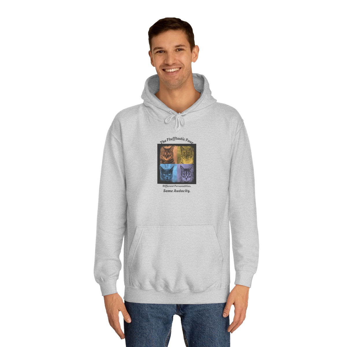 The Flufftastic Four — Unisex Graphic Hoodie