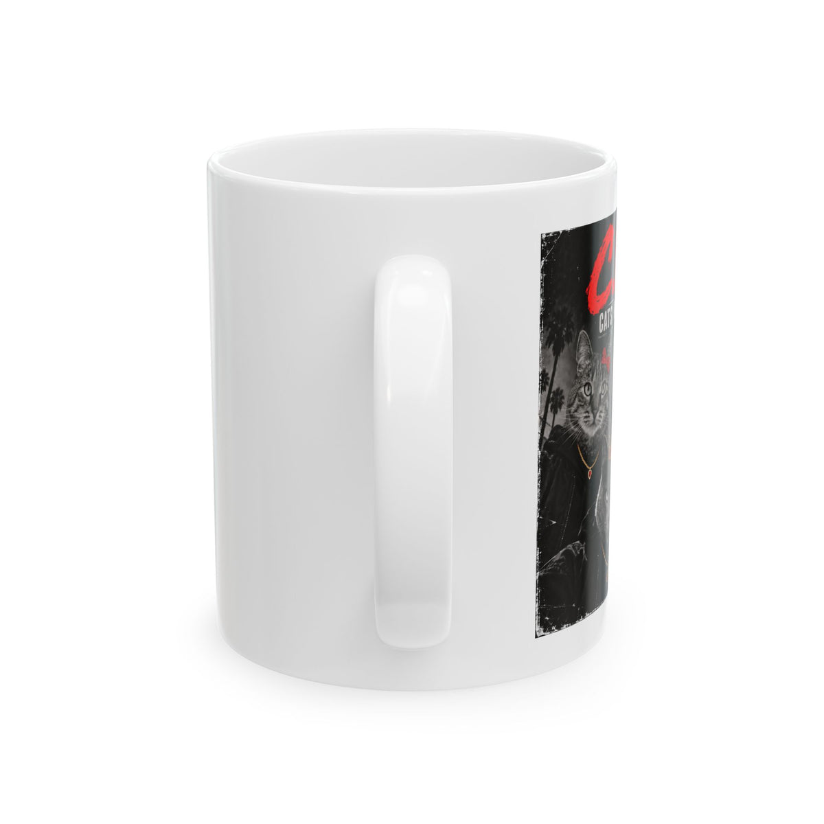 C.W.A "Cats With Attitude" — White Coffee Mug 11oz