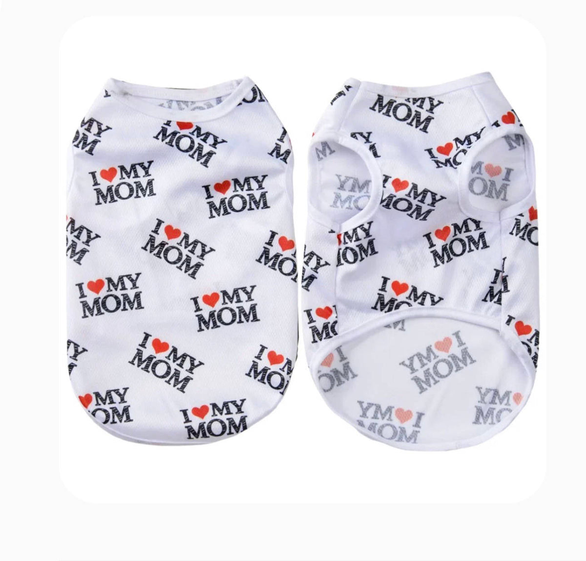 Pet Tank Top- I love my mom/dad